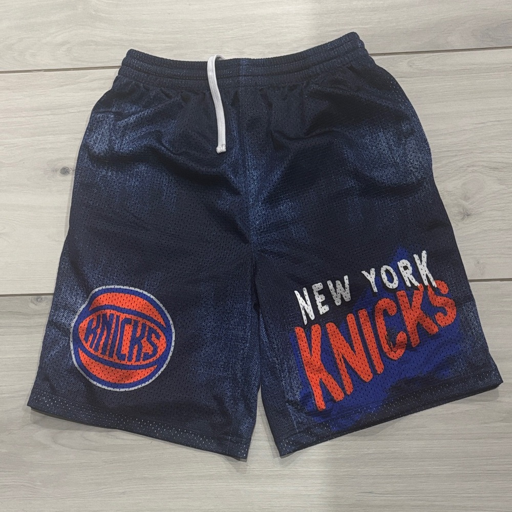 NBA New York Knicks Kids Shorts - Dark Blue